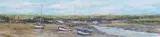 Low-Water-Morston by George Hewitt, acrylic on board, sold Nov 2024
