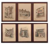 Six by Edward Pococke, watercolour and ink, sold Nov 2024