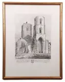 Wymondham Abbey by John Sell Cotman, engraving, sold Nov 2024