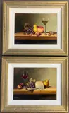 Fruit/wine oils by Paul Wilson, oil, sold Nov 2024