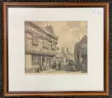 The Greenland Fishery Inn, King by Leonard Russell Squirrell, lithograph, sold Nov 2024