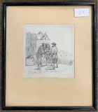 Untitled by Frederick James Crome, 1815, etching, sold Nov 2024