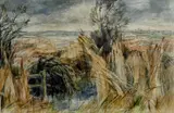 Iken, Suffolk by Vera F. Curtis, watercolour, sold Oct 2025
