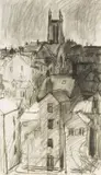 Untitled by Jack Shore, charcoal on paper, offered Oct 2025