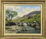 Untitled by Philip Stanton, oil on canvas, sold Aug 2025