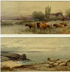 Untitled by Tom Rowden, 1895, watercolor, sold Aug 2025