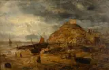 Criccieth Castle by William H. Bond, oil on canvas, offered Aug 2025