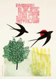 Untitled by Paul Peter Piech limited edition, 1992, woodcut, sold Aug 2025