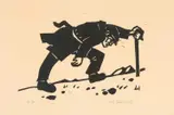 Fully by Kyffin Williams Ra limited edition, linocut, sold Jul 2025