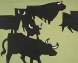 Fully by Kyffin Williams Ra limited edition, linocut, sold Jul 2025