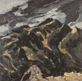 Untitled by Kyffin Williams Ra limited edition, lithograph, sold Jul 2025
