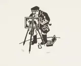 Untitled by Kyffin Williams Ra limited edition, linocut, offered Jul 2025