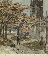 s proof colour print - entitled by Harold Riley, print, sold Jul 2025