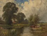 Untitled by Walter Wallon Caffyn, oil on canvas, sold Jul 2025