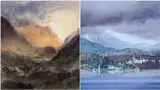Sunset, Llanberis Pass by William Selwyn limited edition, print, sold Jul 2025