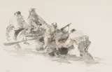 Colour print - entitled verso 'Fishermen on the Menai by William Selwyn limited edition, print, sold Jul 2025