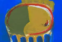 Untitled by Tom Nash, oil on card, offered Jun 2025