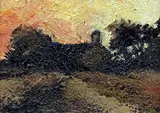 Untitled by Stephen John Owen, oil on board, sold Jun 2025