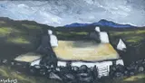 Untitled by Wyn Hughes, oil on board, sold Jun 2025