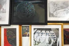 Untitled by Philip Muirden, mixed media, sold May 2025