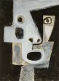 Untitled by John Vivian Roberts, 1961, mixed media, offered May 2025