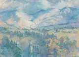 Menai, Winter by Audrey Hind, acrylic on card, sold May 2025