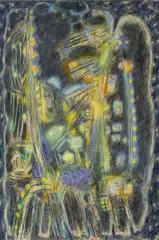 In a Landscape 7 by Ernest Zobole, mixed media, sold May 2025