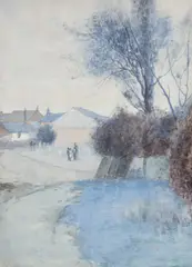 Tom E. Mostyn by Thomas Edwin Mostyn, watercolour, offered May 2025