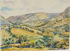 Capel by Edgar Holloway, 1996, watercolour, sold May 2025
