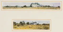Two Studies, St Davids by Gareth Thomas, watercolour, sold May 2025