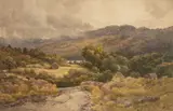 highland by David Law, 1875, watercolour, offered May 2025