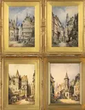 Strasbourg by Charles James Keats, watercolor, sold May 2025