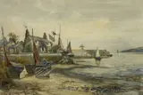 Figures by Joseph Hughes Clayton, watercolour, sold May 2025