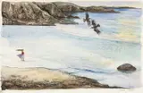 Untitled by Jackie Morris, watercolour, offered Apr 2025