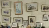 including set of four Albert Ludovici Charles Dickens illustration prints, by Assorted Framed Pictures, watercolour, sold Apr 2025