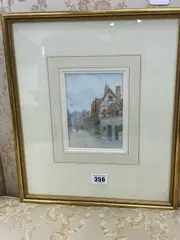 Warwick by Thomas Mackay, watercolour, offered Apr 2025