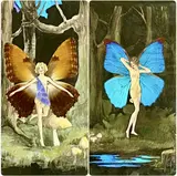 The Sun Fairy by Spaj Atkinson, watercolour, sold Apr 2025
