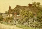Angmering, Sussex by Thomas Nicholson Tyndale, watercolour, sold Apr 2025