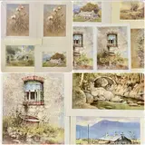Ten works on paper by Gerald V. Gadd, print (other), offered Apr 2025