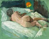 Untitled by John Elwyn, oil on board, sold Apr 2025