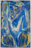 Painting About Penrhys and Ystrad by Ernest Zobole, mixed media, sold Apr 2025