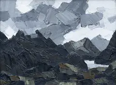 Llyn Ogwen by Kyffin Williams, oil on canvas, sold Apr 2025