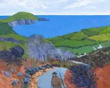 I Lawr am Trefdraeth by Gwilym Prichard, oil on canvas, sold Apr 2025