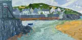 Y Parrog by Gwilym Prichard, 2010, oil on canvas, sold Apr 2025