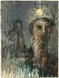 Untitled by Carl Melegari, oil on canvas, sold Apr 2025