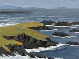 Untitled by David Barnes, oil on canvas, sold Apr 2025