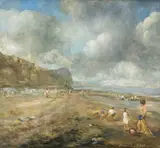 Untitled by Leonard Beard, 1987, oil, sold Apr 2025