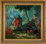 Watchers Before the Storm by Andrew Vicari, oil on board, sold Apr 2025