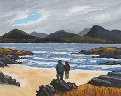 Looking Towards Skye by David Barnes, oil on board, sold Apr 2025