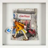 Rhuthro Heibio by Luned Rhys Parri, 2018, mixed media and 3D, sold Apr 2025